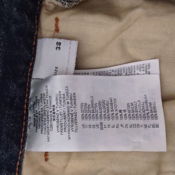 NWT Diesel Size 38 Slim Fit Mid Waist Straight Leg Button Fly 1995 Jeans 09C04 - Picture 15 of 16